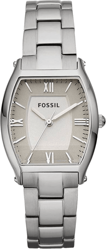 Buy Shop Fossil Wallace Designer Silver Dial Silver Steel Strap Watch for Women - ES3057 USA Online