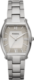 Buy Shop Fossil Wallace Designer Silver Dial Silver Steel Strap Watch for Women - ES3057 USA Online