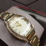 Buy Shop Fossil Wallace Gold Tone Dial Gold Steel Strap Watch for Women - ES3176 USA Online