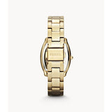 Buy Shop Fossil Wallace Gold Tone Dial Gold Steel Strap Watch for Women - ES3176 USA Online
