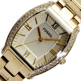 Buy Shop Fossil Wallace Gold Tone Dial Gold Steel Strap Watch for Women - ES3176 USA Online