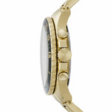 Buy Shop Fossil FB-03 Chronograph Black Dial Gold Steel Strap Watch for Men - FS5727 USA Online