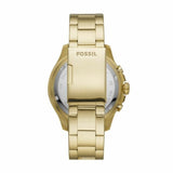 Buy Shop Fossil FB-03 Chronograph Black Dial Gold Steel Strap Watch for Men - FS5727 USA Online