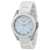 Buy Shop Fossil Ceramic White Dial White Ceramic Strap Watch for Women - CE1002 USA Online