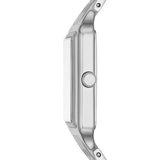 Buy Shop Fossil Raquel Three Hand Date White Dial Silver Steel Strap Watch for Women - ES5221 USA Online