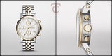 Buy Shop Fossil Original Boyfriend Analog White Dial Two Tone Steel Strap Watch for Women - ES3746 USA Online