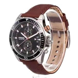 Buy Shop Fossil Wakefield Black Dial Brown Leather Strap Watch for Men - CH2944 USA Online