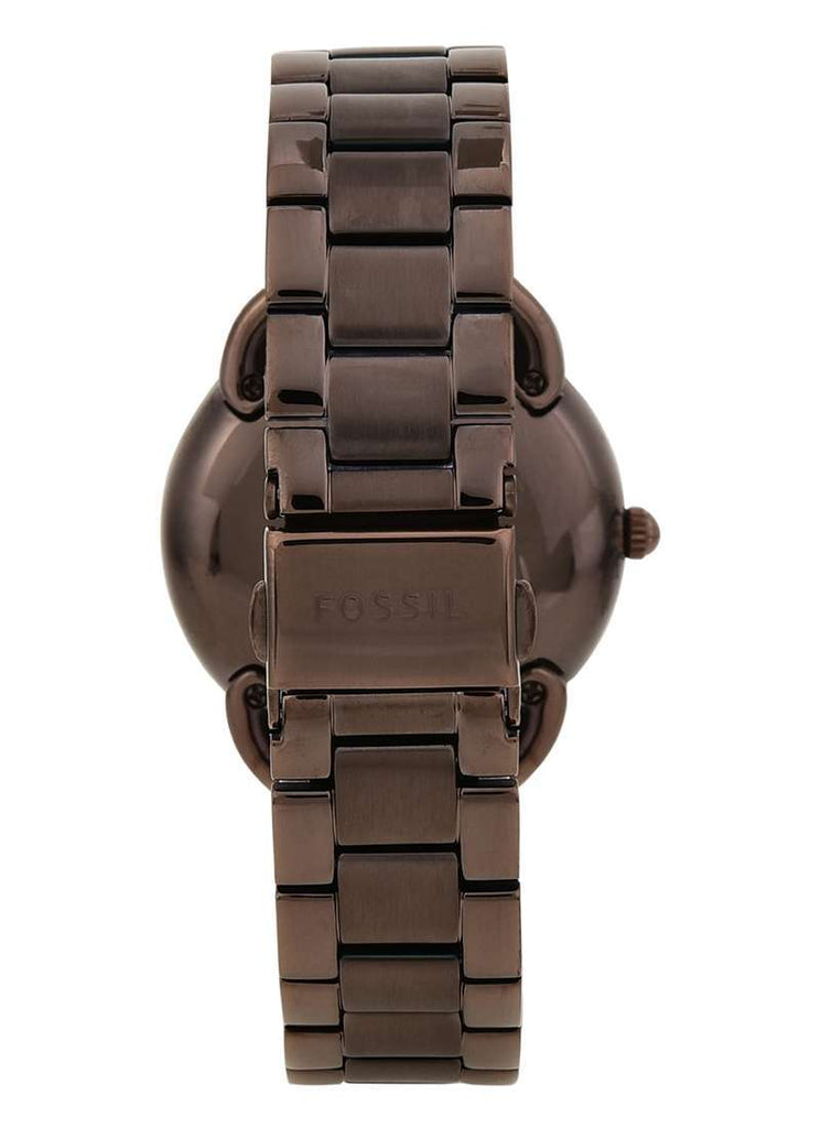 Buy Shop Fossil Tailor Analog Brown Dial Brown Steel Strap Watch for Women - ES4258 USA Online