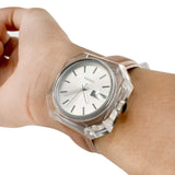 Buy Shop Fossil Candy White Dial Brown Leather Strap Watch for Women - ES3538 USA Online