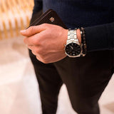 Buy Shop Fossil Neutra Chronograph Black Dial Silver Steel Strap Watch for Men - FS5384 USA Online