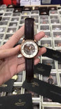 Buy Shop Fossil Townsman Automatic Skeleton White Dial Black Leather Strap Watch for Men - ME3085 USA Online
