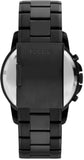 Buy Shop Fossil Grant Chronograph Black Dial Black Steel Strap Watch for Men - FS4832 USA Online