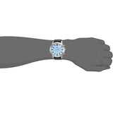 Buy Shop Fossil Pilot Chronograph Sky Blue Dial Black Leather Strap Watch for Men - FS5162 USA Online
