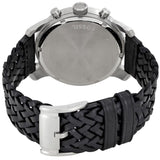 Buy Shop Fossil Pilot 54 Chronograph Black Dial Black Leather Strap Watch for Men - FS5181 USA Online