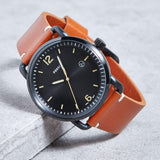 Buy Shop Fossil Commuter Three Hand Date Black Dial Brown Leather Strap Watch for Men - FS5276 USA Online