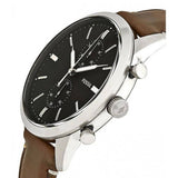 Buy Shop Fossil Townsman Chronograph Black Dial Brown Leather Strap Watch for Men - FS5280 USA Online