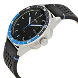 Buy Shop Fossil Sport 54 Day Date Black Dial Black Leather Strap Watch for Men - FS5321 USA Online