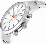 Buy Shop Fossil Townsman White Dial Silver Steel Strap Watch for Men - FS5346 USA Online