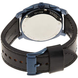 Buy Shop Fossil Machine Chronograph Black Dial Black Leather Strap Watch for Men - FS5361 USA Online