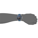 Buy Shop Fossil Grant Chronograph Blue Dial Blue Leather Strap Watch for Men - FS5373 USA Online