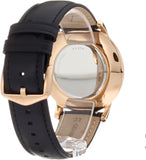 Buy Shop Fossil The Minimalist Black Dial Black Leather Strap Watch for Men - FS5376 USA Online