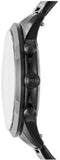 Buy Shop Fossil Townsman Chronograph Black Dial Black Steel Strap Watch for Men - FS5379 USA Online