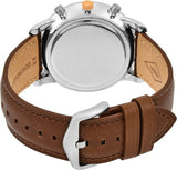 Buy Shop Fossil Neutra Chronograph Black Dial Brown Leather Strap Watch for Men - FS5408 USA Online