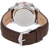 Buy Shop Fossil Neutra Chronograph Black Dial Brown Leather Strap Watch for Men - FS5408 USA Online