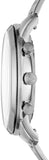 Buy Shop Fossil Neutra Chronograph White Dial Silver Steel Strap Watch for Men - FS5433 USA Online