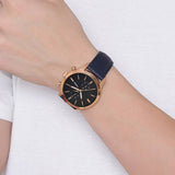 Buy Shop Fossil Townsman Chronograph Blue Dial Blue Leather Strap Watch for Men - FS5436 USA Online