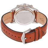 Buy Shop Fossil Neutra Chronograph Blue Dial Brown Leather Strap Watch for Men - FS5453 USA Online