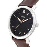 Buy Shop Fossil The Minimalist 3H Black Dial Brown Leather Strap Watch for Men - FS5464 USA Online