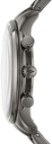 Buy Shop Fossil Goodwin Chrono Analog Black Dial Grey Steel Strap Watch for Men - FS5518 USA Online