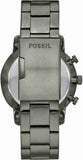 Buy Shop Fossil Goodwin Chrono Analog Black Dial Grey Steel Strap Watch for Men - FS5518 USA Online