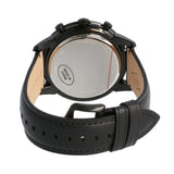 Buy Shop Fossil Goodwin Chronograph Black Dial Black Leather Strap Watch for Men - FS5585 USA Online