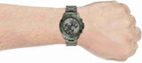 Buy Shop Fossil Garrett Chronograph Grey Dial Grey Steel Strap Watch for Men - FS5621 USA Online