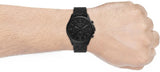 Buy Shop Fossil Forrester Chronograph Black Dial Black Steel Strap Watch for Men - FS5697 USA Online
