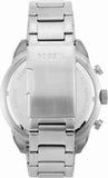 Buy Shop Fossil Bronson Chronograph Black Dial Silver Steel Strap Watch for Men - FS5710 USA Online