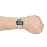 Buy Shop Fossil Retro Digital Silver Dial Silver Steel Strap Watch for Men - FS5844 USA Online