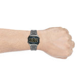 Buy Shop Fossil Retro Digital Black Dial Black Steel Strap Watch for Men - FS5846 USA Online