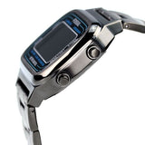Buy Shop Fossil Retro Digital Black Dial Black Steel Strap Watch for Men - FS5846 USA Online