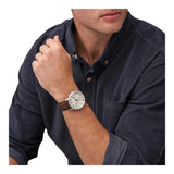 Buy Shop Fossil Neutra Chronograph White Dial Brown Leather Strap Watch for Men - FS6022 USA Online