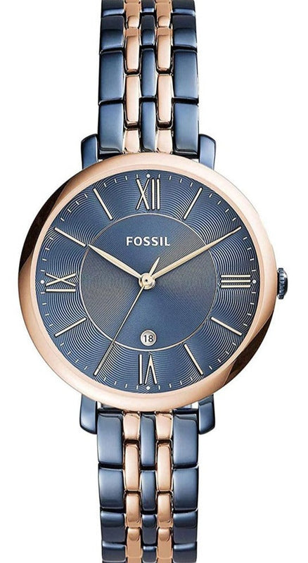 Buy Shop Fossil Jaqueline Grey Dial Two Tone Steel Strap Watch for Women - ES4321 USA Online