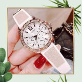 Buy Shop Guess Swirl Quartz Silver Dial White Rubber Strap Watch For Women - W1096l2 USA Online