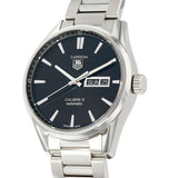 Buy Shop Tag Heuer Carrera Calibre 5 Automatic Black Dial Silver Steel Strap Watch for Men - WAR201A.BA0723 USA Online