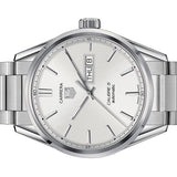Buy Shop Tag Heuer Carrera Calibre 5 Automatic White Dial Silver Steel Strap Watch for Men - WAR201B.BA0723 USA Online