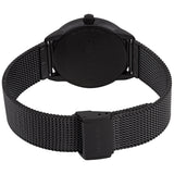 Buy Shop Calvin Klein Minimal Black Dial Black Mesh Bracelet Watch for Women - K3M5245X USA Online