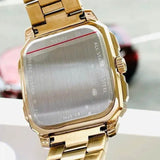 Buy Shop Fossil Inscription Multifunction Black Dial Gold Steel Strap Watch for Men - BQ2656 USA Online