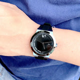 Buy Shop Movado Bold Fusion Black Dial Black Rubber Strap Watch for Men - 3600626 USA Online