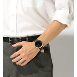 Buy Shop Fossil The Minimalist 3H Black Dial Brown Leather Strap Watch for Men - FS5464 USA Online